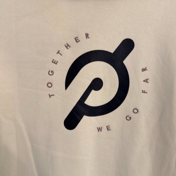 ⭐️ Peloton: Women’s Ivory & Navy Full-Zip Hoodie – Size XXL ⭐️ - Picture 5 of 6